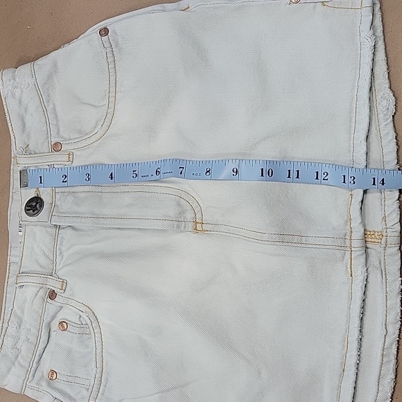 One Teaspoon Size 25 Denim Mini Skirt, Light Wash, EUC - Picture 5 of 10
